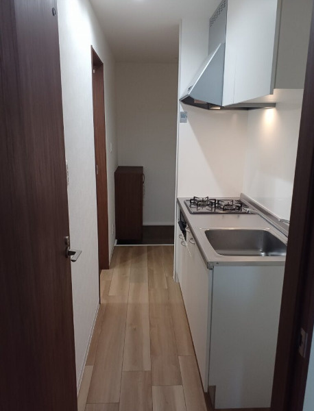 大阪市東淀川区　築浅一棟売アパート　アート大桐のキッチン