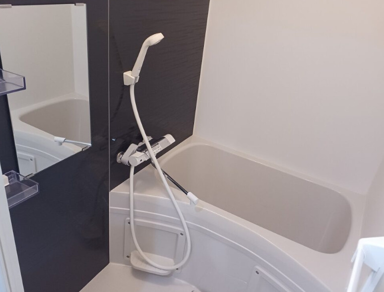 大阪市東淀川区　築浅一棟売アパート　アート大桐の浴室