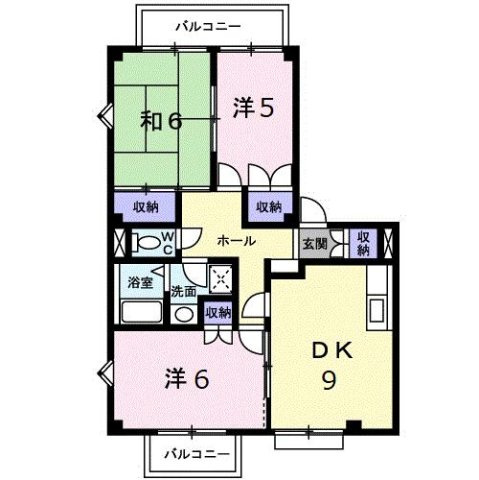 スクウェアガーデン緑井の間取り