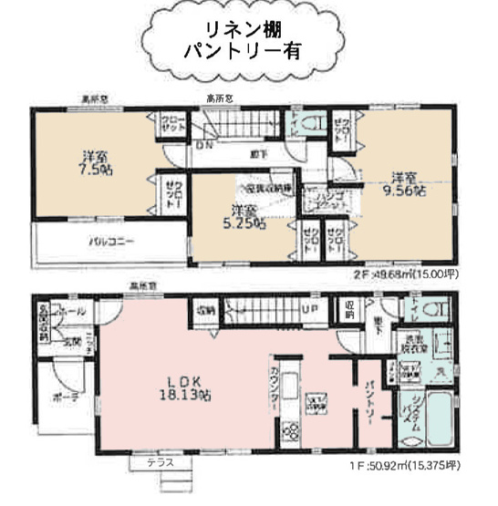 【間取り】 | 3LDKは、リビングダイニングキッチンと3つの居室がある間取り。ファミリー層に非常に人気の高い間取りで、広々としたリビングで家族団らんを楽しみ、個室でプライベートな時間も確保できるのが大きな魅力です。