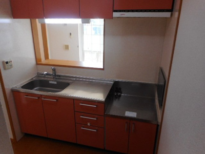 【キッチン】 | 緑爽館Ⅰ | お料理しやすいキッチンです