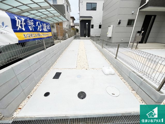 神戸市西区糀台　第2期　新築一戸建ての駐車場|駐車スペース！散水栓があるので、こまめに愛車を洗えます！
