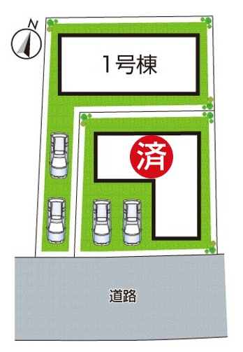 神戸市西区糀台　第2期　新築一戸建ての区画図|全2区画