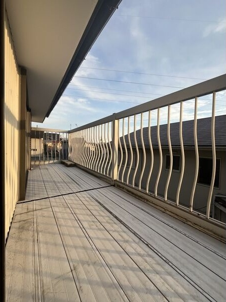 名和町前郷戸建貸家のバルコニー