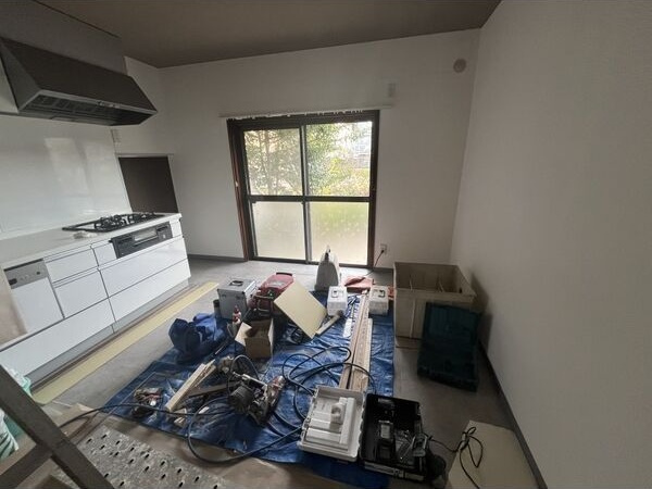 名和町前郷戸建貸家のキッチン