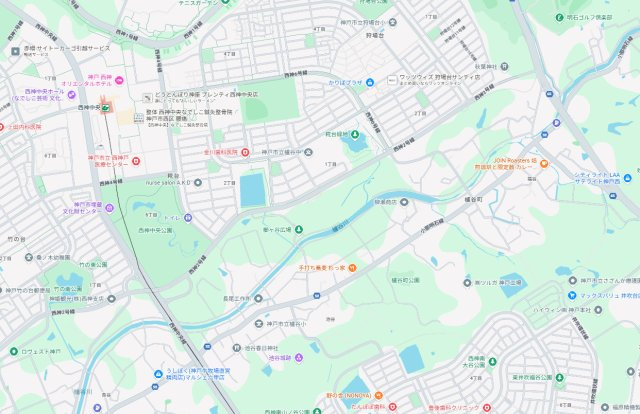 神戸市西区糀台　第2期　新築一戸建ての地図