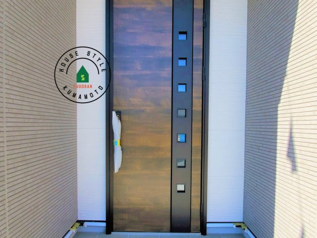 熊本市東区西原2丁目第5-2棟（1号棟）　の外観：施工例|おでかけの時も帰った時も、「我が家」を最初に感じでもらえる素敵な空間に。