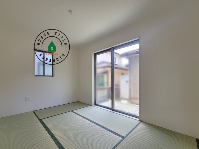 熊本市東区西原2丁目第5-2棟（1号棟）　の内観：施工例|柔らかい畳が心地よい和室