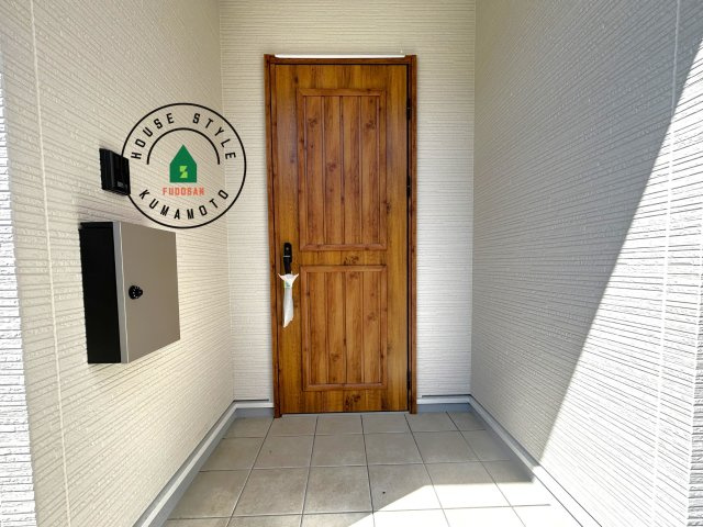 熊本市東区西原2丁目第5-2棟（2号棟）　の外観：施工例|おでかけの時も帰った時も、「我が家」を最初に感じでもらえる素敵な空間に。