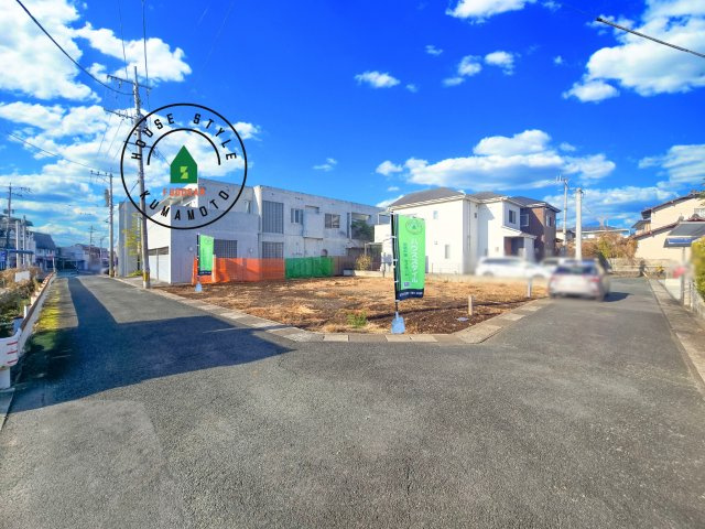 熊本市東区西原2丁目第5-2棟（2号棟）　の前面道路含む現地写真|見学の時間などお気軽にお問い合わせ下さい。