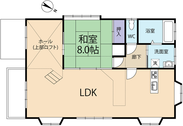 【間取り】 | 網代山別荘地　戸建