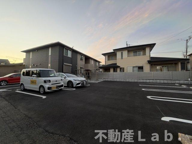 Laule‘aの駐車場