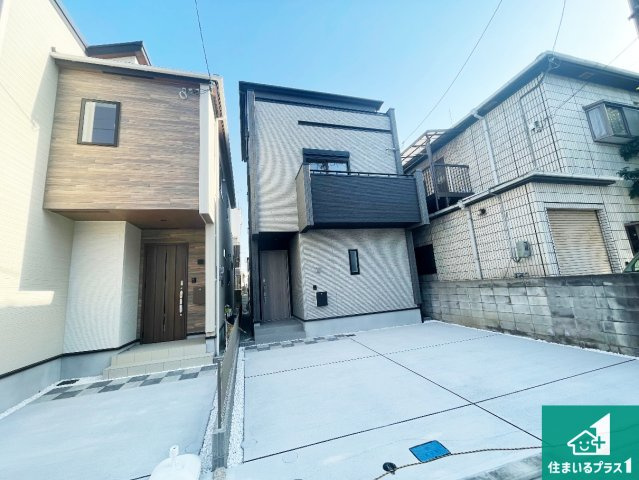 尼崎市南武庫之荘　新築一戸建ての外観|安心の10年保証！外観を美しく保ち、雨水で汚れを落とします！気になることがありましたら、お気軽にお問い合わせください！