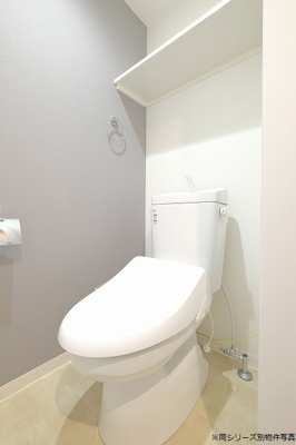 【トイレ】 | Cherim竹下WEST | 清潔感のあるトイレです。