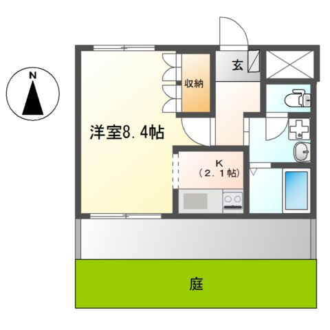 グラスコートの間取り