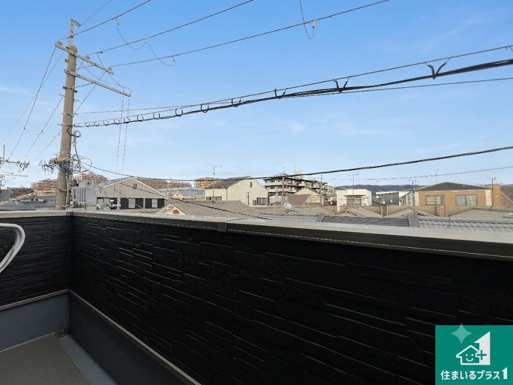 29(土)30(日)現地説明会！◆八尾市南植松町　未入居　限定1邸のバルコニー|日当たりのよいバルコニー！お部屋が開放的に！