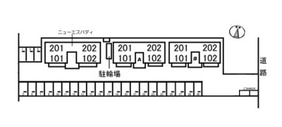【区画図】 | エスパディ A棟
