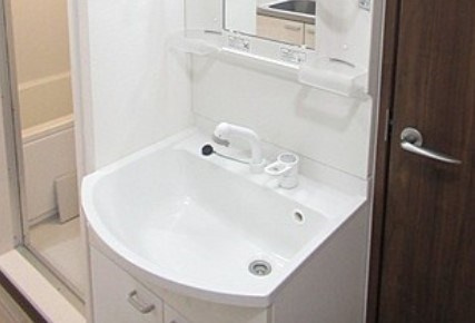 レ・ボアの独立洗面台