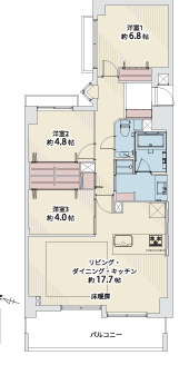 朝日マンション目黒の間取り