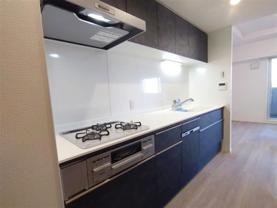 【キッチン】 | クレッセントグランコート | コンパクトなキッチンで掃除もラクラク