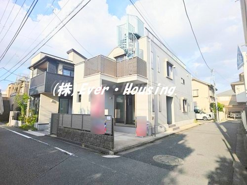 杉並区松庵1丁目　中古戸建の前面道路含む現地写真