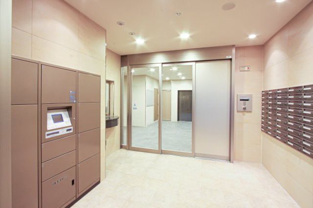 サヴォイザパームストリート　5階のエントランス