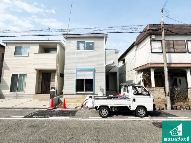 明石市藤が丘　第3期　新築一戸建ての外観|周辺は落ち着いた街並みの住宅地！子育てがしやすい住環境です！まだ未完成ですが、現地でしかわからない事もございます。是非一度ご覧ください。