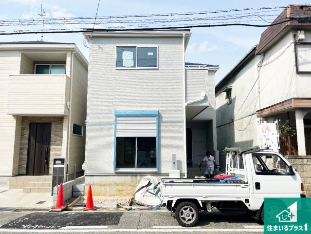 明石市藤が丘　第3期　新築一戸建ての外観|周辺は落ち着いた街並みの住宅地！子育てがしやすい住環境です！まだ未完成ですが、現地でしかわからない事もございます。是非一度ご覧ください。