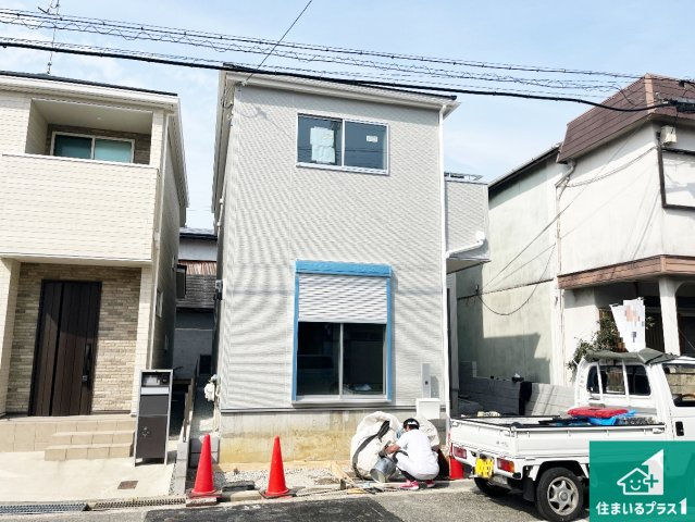 明石市藤が丘　第3期　新築一戸建ての外観|周辺は落ち着いた街並みの住宅地！子育てがしやすい住環境です！まだ未完成ですが、現地でしかわからない事もございます。是非一度ご覧ください。
