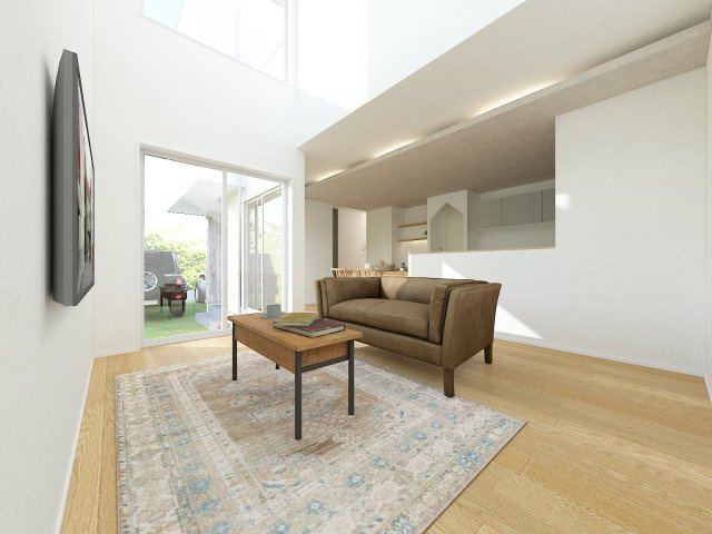 【居間・リビング】 | 福岡市東区舞松原2号地新築戸建