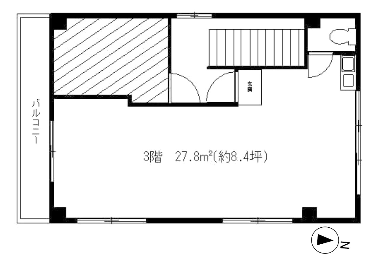 堀江ビルの間取り|間取り