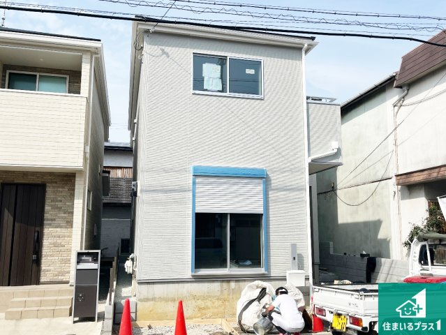 明石市藤が丘　第3期　新築一戸建ての外観|周辺は落ち着いた街並みの住宅地！子育てがしやすい住環境です！まだ未完成ですが、現地でしかわからない事もございます。是非一度ご覧ください。