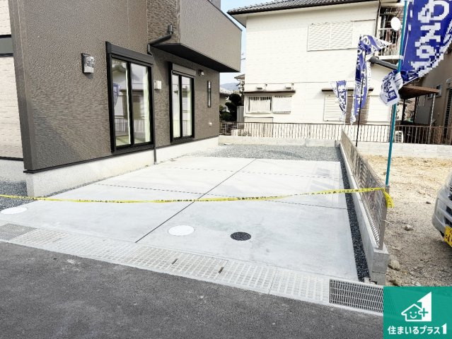木津川市山城町平尾東黒部　第1第2期　新築一戸建ての駐車場|駐車スペース！散水栓があるので、こまめに愛車を洗えます！