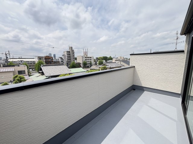 KEIAI GRACE千種区清明山2期｜名古屋市の戸建ならホームアップのバルコニー|【売主施工例】
