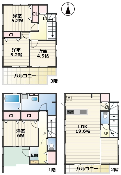 KEIAI GRACE千種区清明山2期｜名古屋市の戸建ならホームアップの間取り