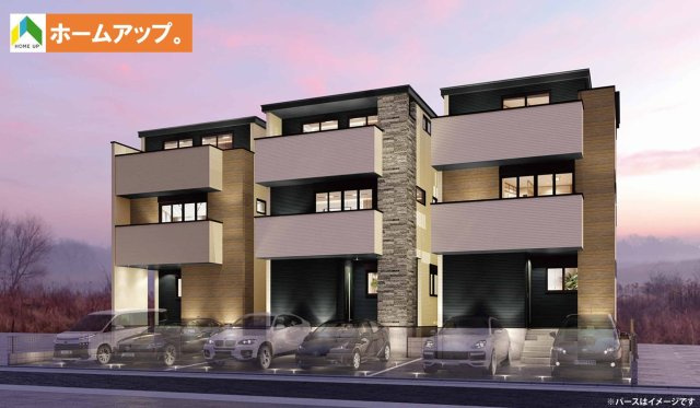 KEIAI GRACE千種区清明山2期｜名古屋市の戸建ならホームアップの外観パース