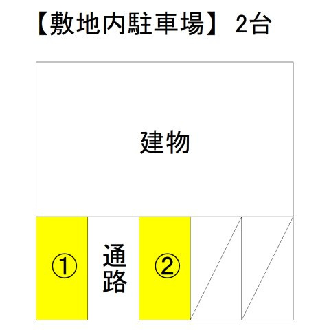 ARTマンションの駐車場