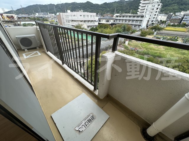 ナカトミサニーハイツのバルコニー