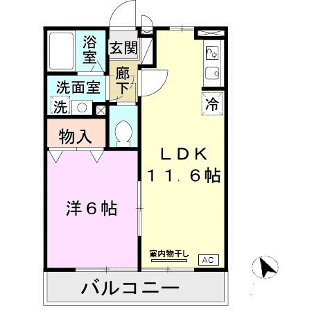 リビングIの間取り