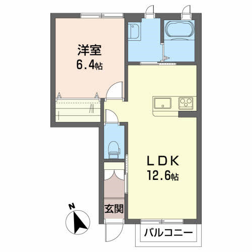 ドルチェⅠの間取り