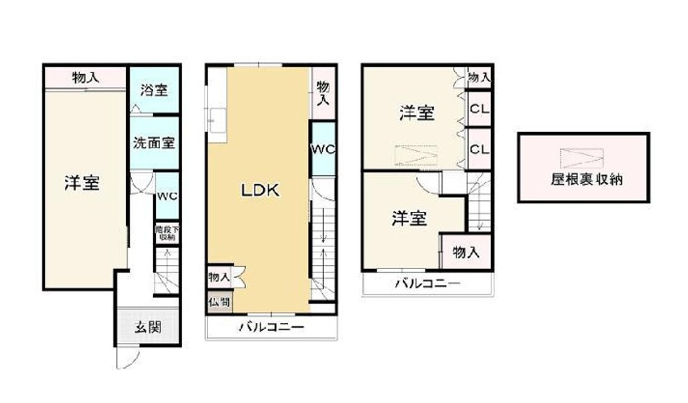 大久保町4丁目　中古一戸建ての間取り|間取り図はいかがですか？ご希望を叶える間取りですか？リビングの広さは？水回りの位置は？カウンターキッチン？など色々な情報が集約されています。弊社ではリフォームなどのご相談も承っております。