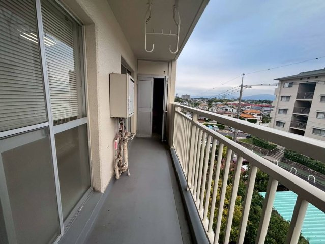 新檜尾台第四次住宅二二号棟のバルコニー