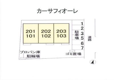 【区画図】 | カーサ フィオーレ