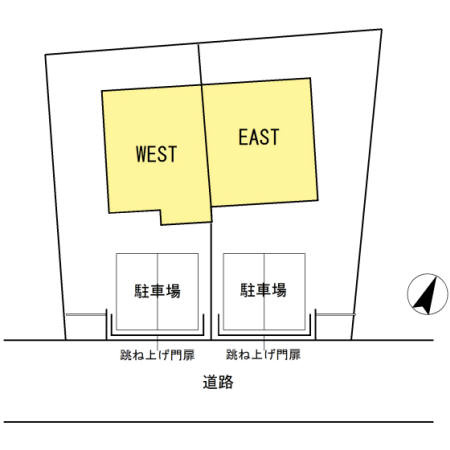 アヴァンセ松栄の区画図