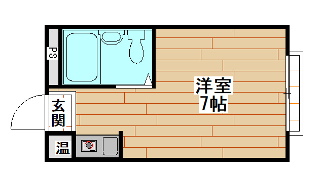 バッハレジデンス長瀬の間取り