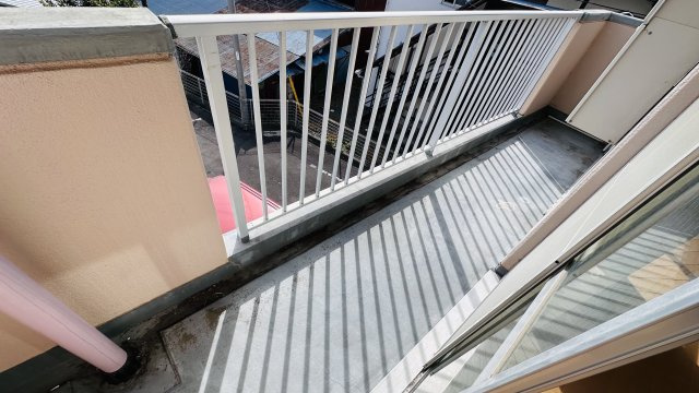 アンソレイエ祇園原のバルコニー