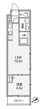 Alivis本八幡の間取り