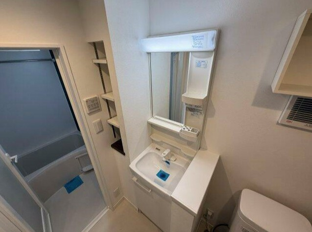 川崎市多摩区東三田２丁目のアパートの洗面所