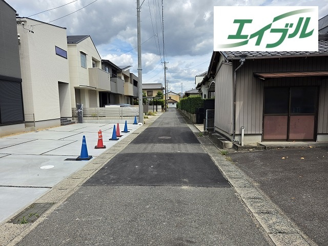 小牧市郷中２丁目　新築戸建　6号地の前面道路含む現地写真|前面道路含む現地写真です