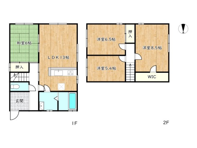 【間取り】 | 姫路市香寺町広瀬／中古戸建